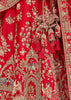 Wedding Red Heavy Embroidered Designer Lehenga