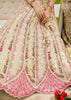Pristine White Tissue Embroidered Wedding Lehenga