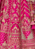 Bright Pink Heavy Embroidered Designer Lehenga