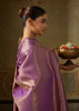 Sparkling Purple Woven Kanjivaram Silk Saree
