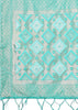 Sea Blue Woven Cotton Linen Silk Saree