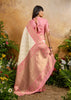 Off White Woven Soft Silk Saree