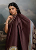Chocolate Brown Printed Satin Silk Saree