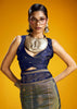 Olive Green Woven Banarasi Silk Saree