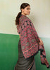 Phantom Black Printed Satin Silk Saree