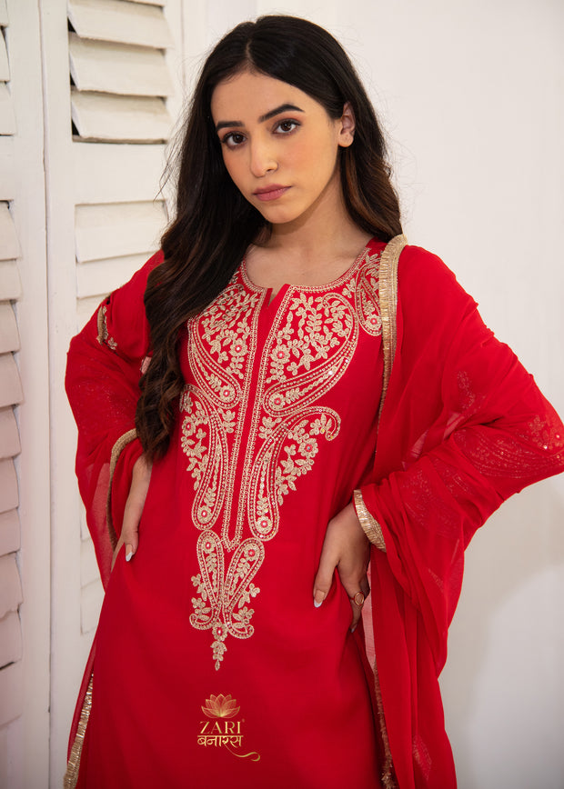 Vermilion Vine Adorned Suit (10702039548097)