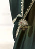 Hunter Green Designer Organza Tissue Silk Saree