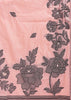 Rose Peach Woven Cotton Linen Silk Saree