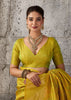 Yellow Woven Kanjivaram Silk Saree