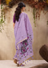 Lavender Purple Woven Cotton Silk Saree