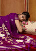 Dahlia Purple Woven Cotton Silk Saree