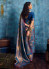 Victoria Blue Banarasi Silk Saree