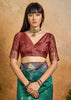 Arcadia Green Woven Banarasi Silk Saree