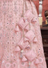 Mist Pink Net Embroidered Bridal Lehenga
