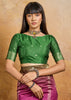 Dahlia Purple Woven Banarasi Silk Saree