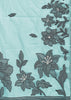 Radiance Blue Woven Cotton Linen Silk Saree