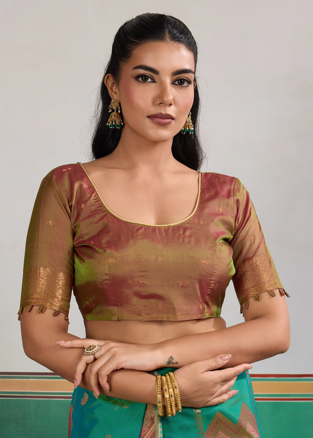 Fair Green Banarasi Silk Saree