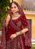 Bright Pink Heavy Embroidered Designer Lehenga
