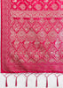 Fuchsia Pink Woven Banarasi Silk Saree