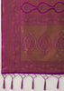Magenta Purple Woven Kanjivaram Silk Saree