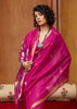 Princess Pink Woven Cotton Silk Saree