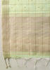 Gleam Green Woven Soft Silk Saree