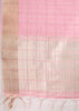 Blossom Pink Woven Soft Silk Saree