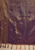 Royal Lilac Woven Kanjivaram Silk Saree