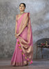 Bloom Pink Woven Cotton Saree