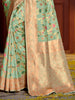 Fair Green Woven Banarasi Silk Saree With Brocade Blouse