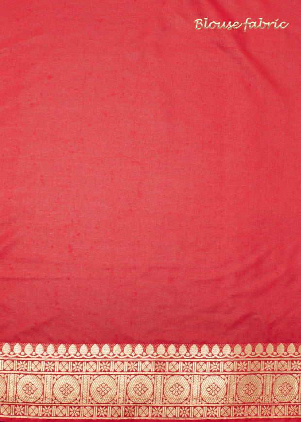 Vanya: Shikargah Kanjivaram Saree in the Shades of Purple and Red (6894275264705)