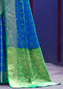 VICTORIA BLUE WOVEN PATOLA SILK SAREE (5981179838657)