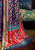 Royal Blue Woven Jamewar Banarasi Saree (5893577179287)