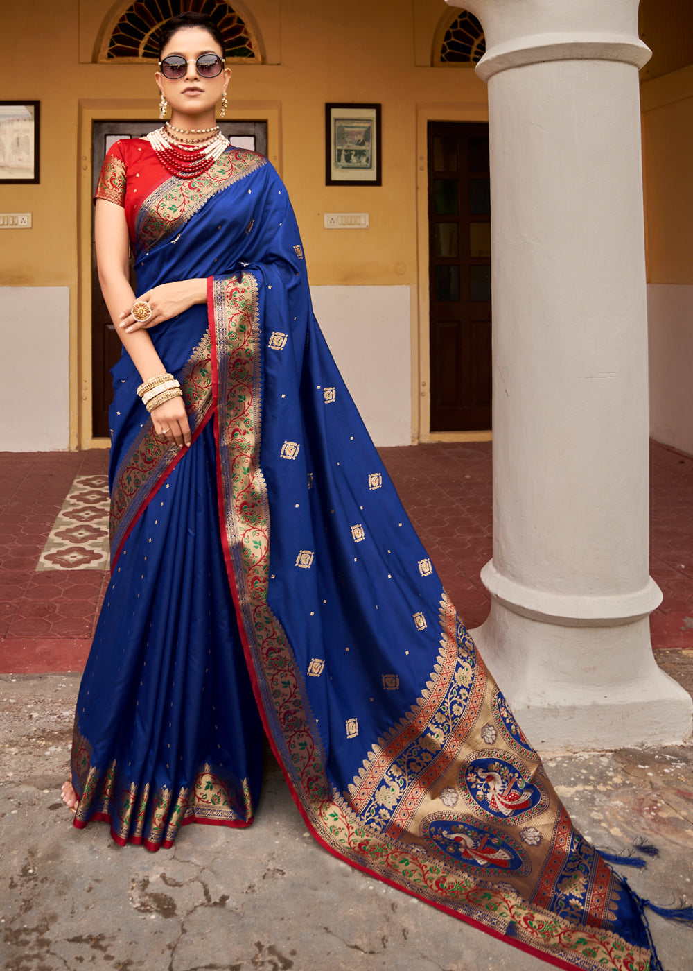 Banarasi Silk Sarees | Soft Silk Sarees | Designer Sarees | House of Ayana  | Art Work Sil… | Elegant saree, Indian saree blouses designs, Pattu saree  blouse designs