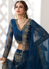 RICH BLUE HEAVY EMBROIDERED LEHENGA (6669276774593)