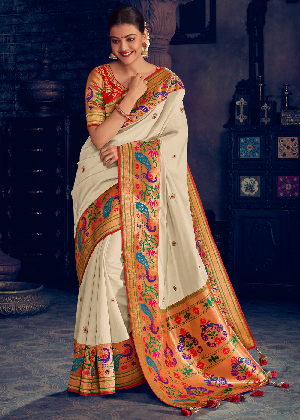 Latest Paithani Saree collection | Buy paithani sarees online | Kolour