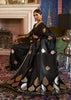BLACK DESIRE WOVEN SPADE SATIN SILK SAREE WITH BROCADE BLOUSE (5882297221271)