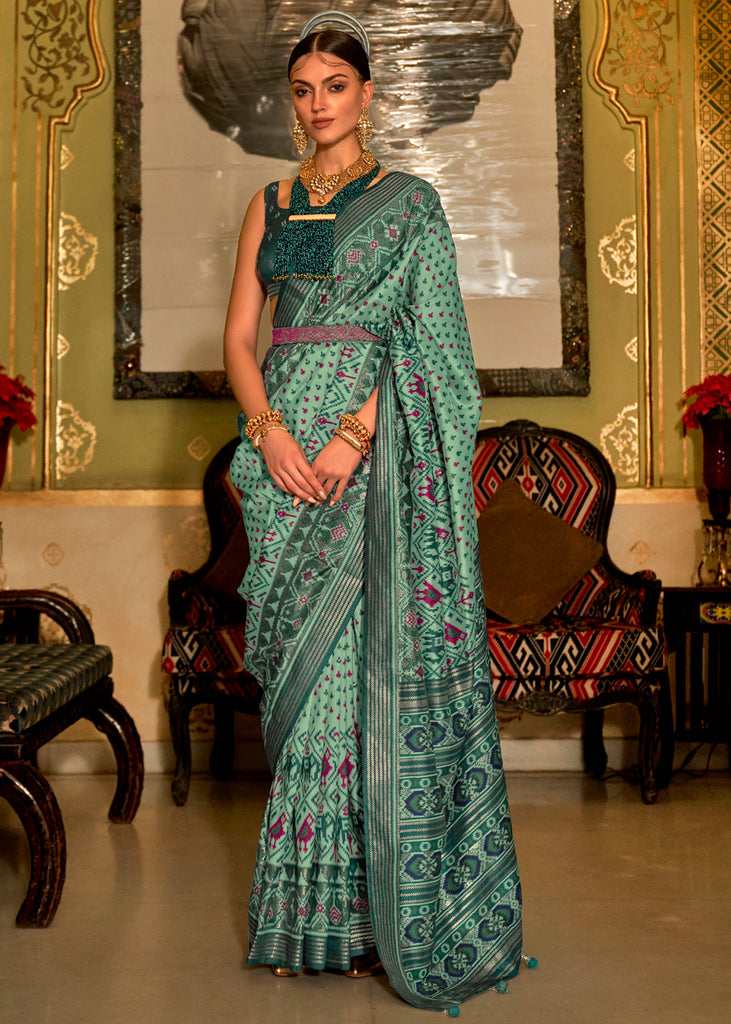 Mint Green Saree - Etsy