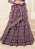 GORGEOUS PURPLE HEAVY EMBROIDERED DESIGNER LEHENGA (6264804638913)