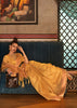 GOLDEN YELLOW BANARASI TISSUE WOVEN SILK SAREE (7510083502273)