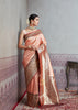 Nakshatra: Banaras Tissue Silk Saree in the Shades of Peach (6891548573889)