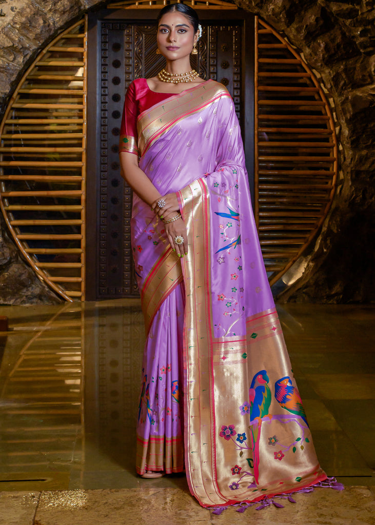 Multicolor Patola Munga Crape Silk Sarees With Paithani Border, 6.3 m (with  blouse piece) at Rs 1295 in Surat
