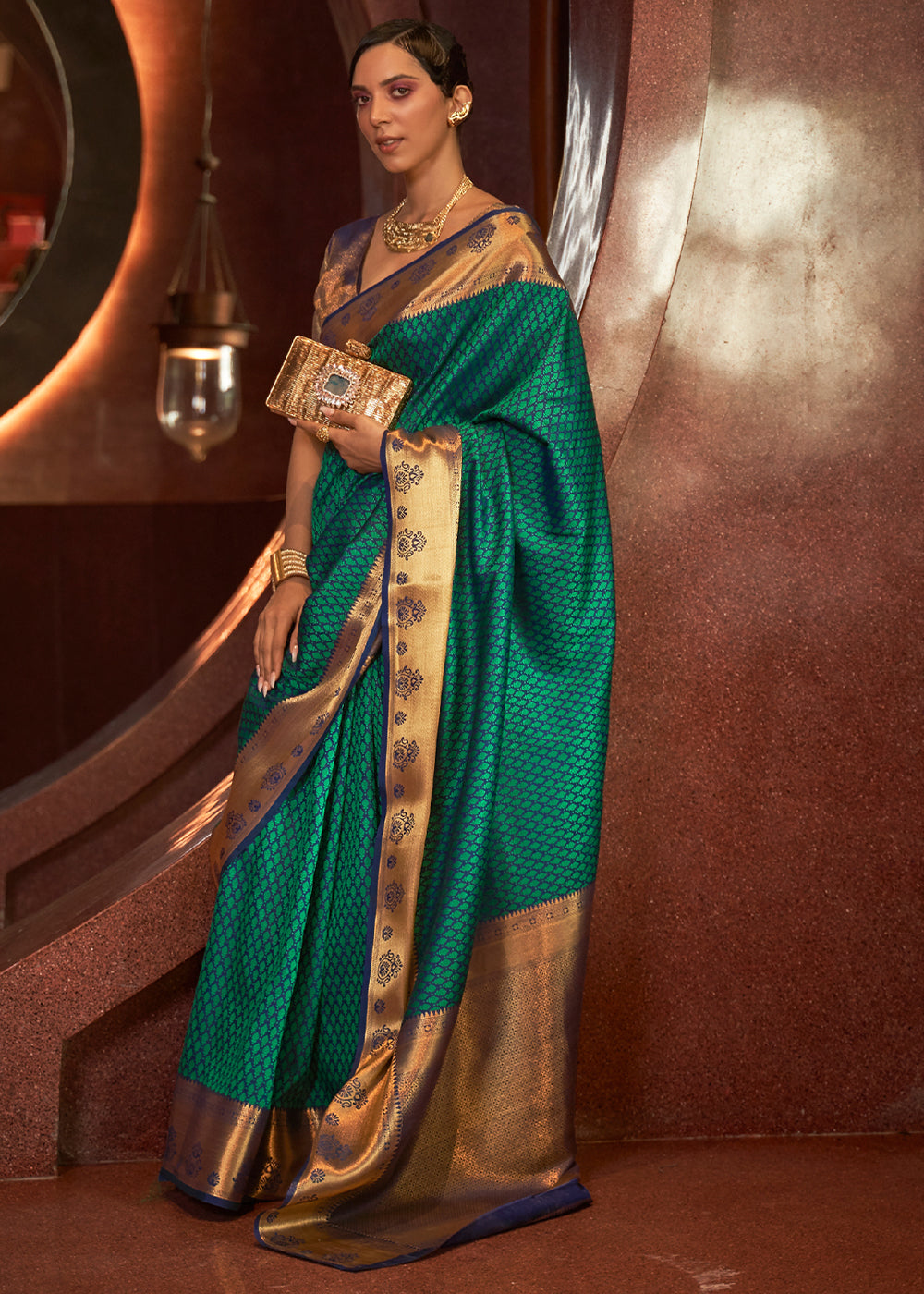 Emerald Green Mulberry Silk Saree – The Mulberry Tree Official | Saree,  Mulberry silk, Silk sarees