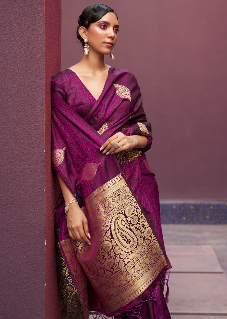 Buy Violet Paithani Saree online-Karagiri – Karagiri Global