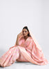 LOTUS PINK WOVEN LINEN SILK SAREE (6757864702145)