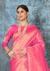 Royal Raspberry Pink Kanjivaram Saree (5763402137751)